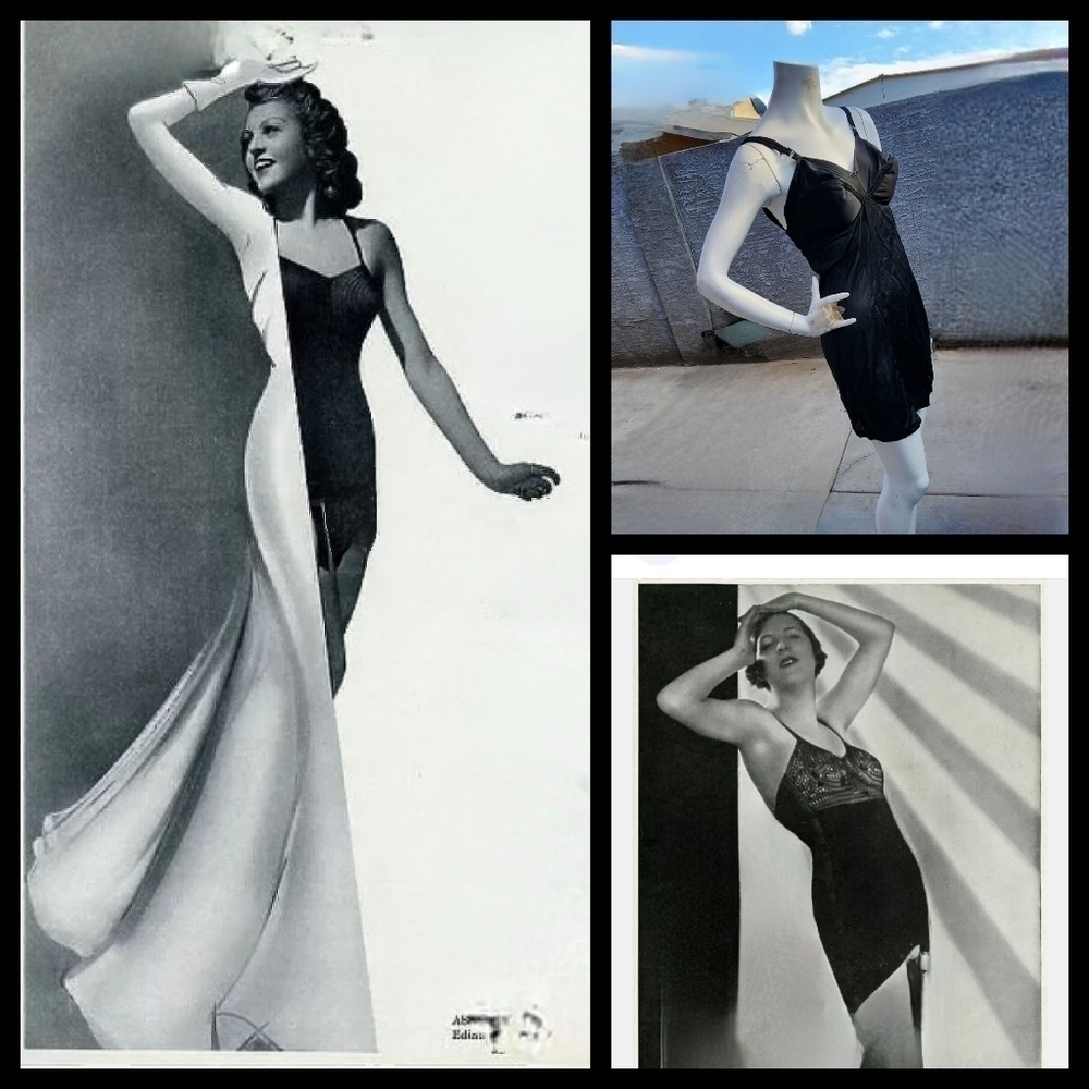 1950s Mary‎ Barron women's slip glamour style number vintage fashion